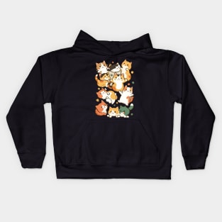 Happy Cute Cats - All I Need Is This Cat Funny Cat Lover Kids Hoodie